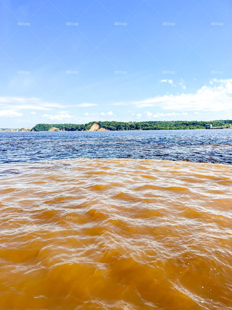 union of the river and ocean