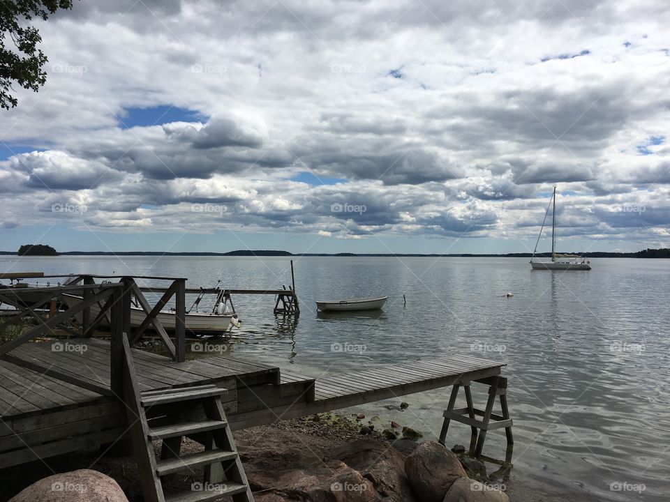 Sea view in Kolmarden, Sweden 