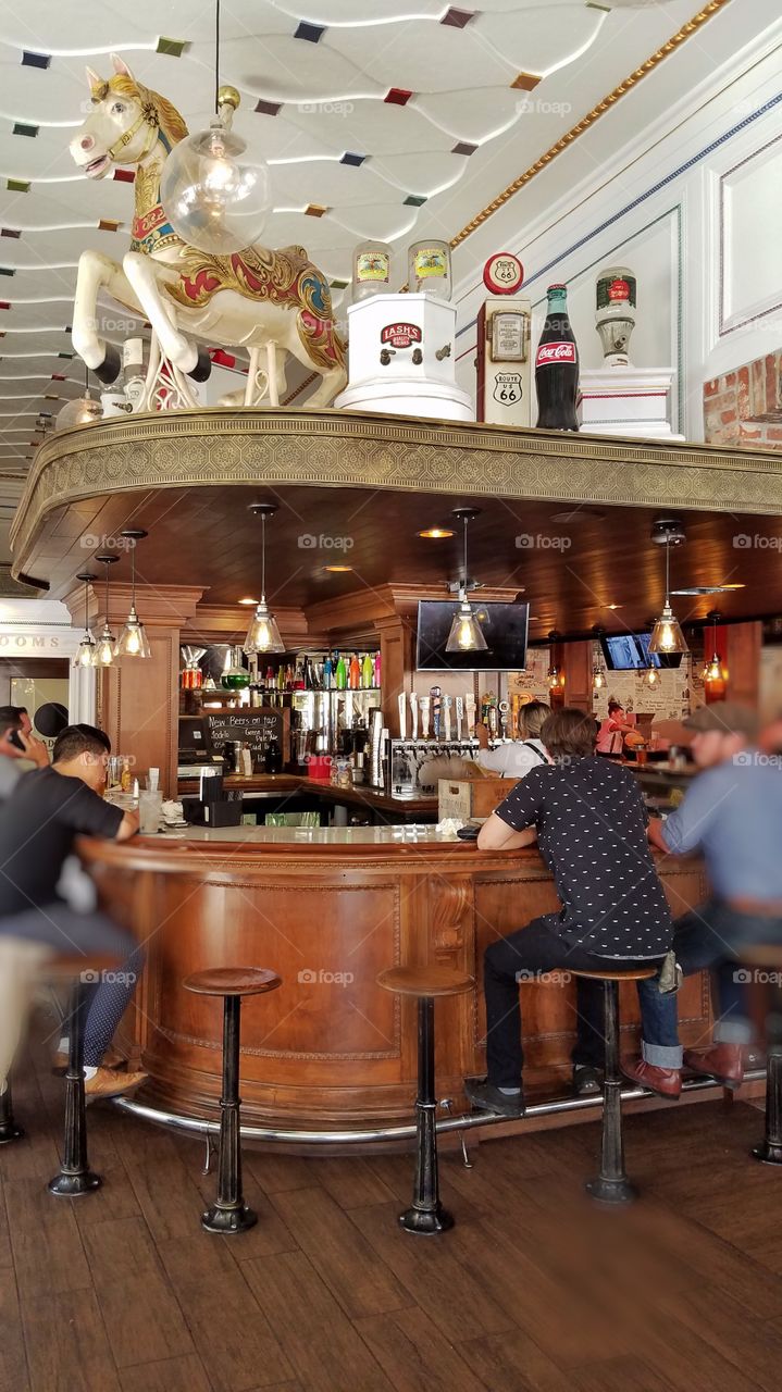 the old time feel of a popular restaurant. Such attention to detail