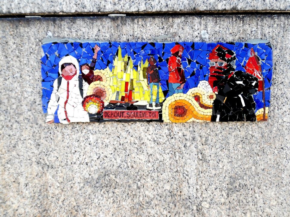 mosaic on London's bankside