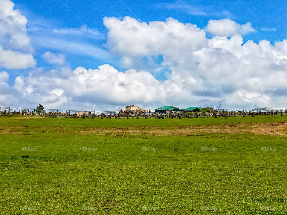 Mawphlang is a village in state Meghalaya meaning the 'abode of clouds ' in north-eastern India.The word maw means "stone", maw phlang means "grassy stone," and is one of many settlements in the Khasi hills named after 