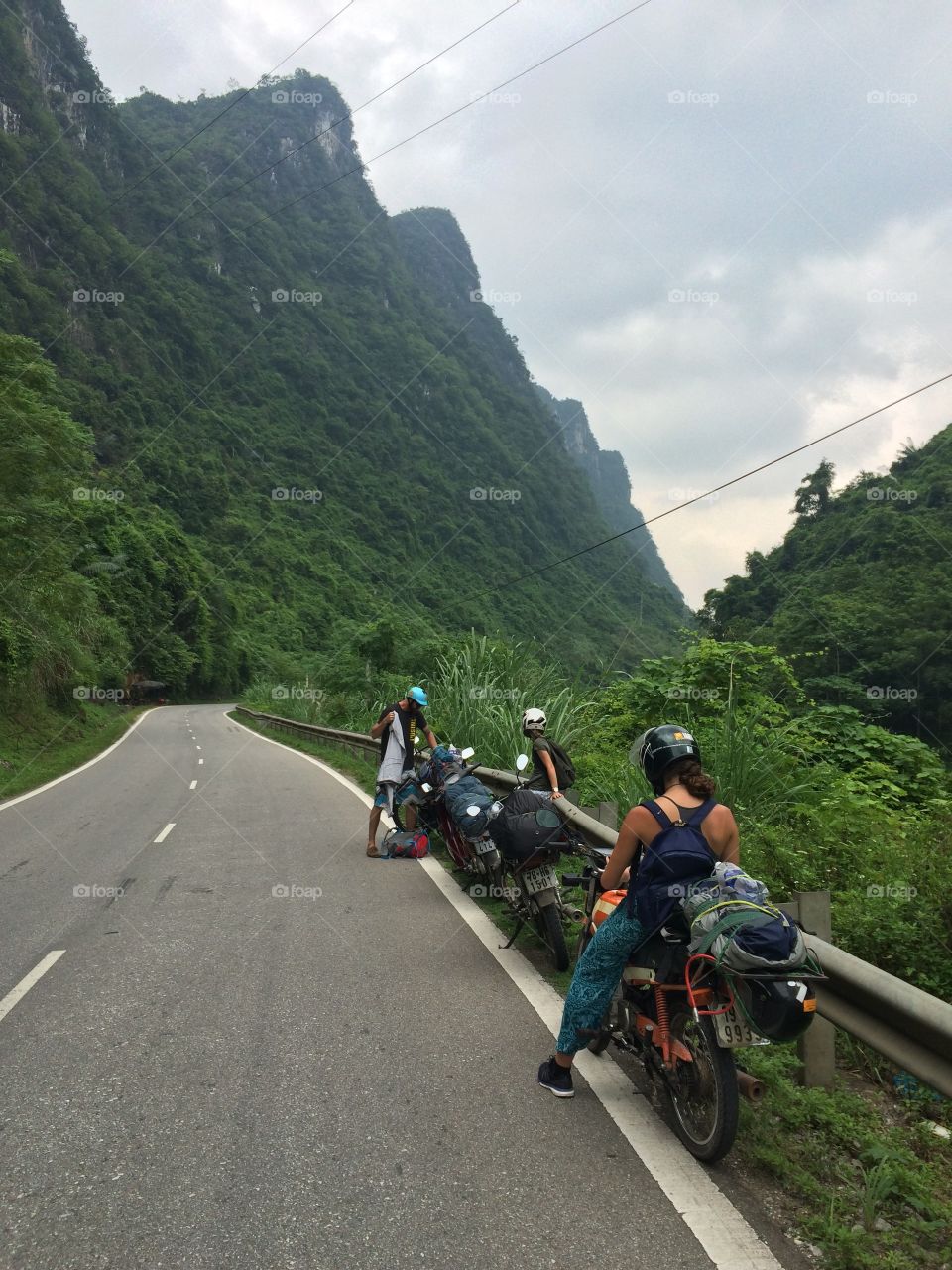 Riding in Vietnam