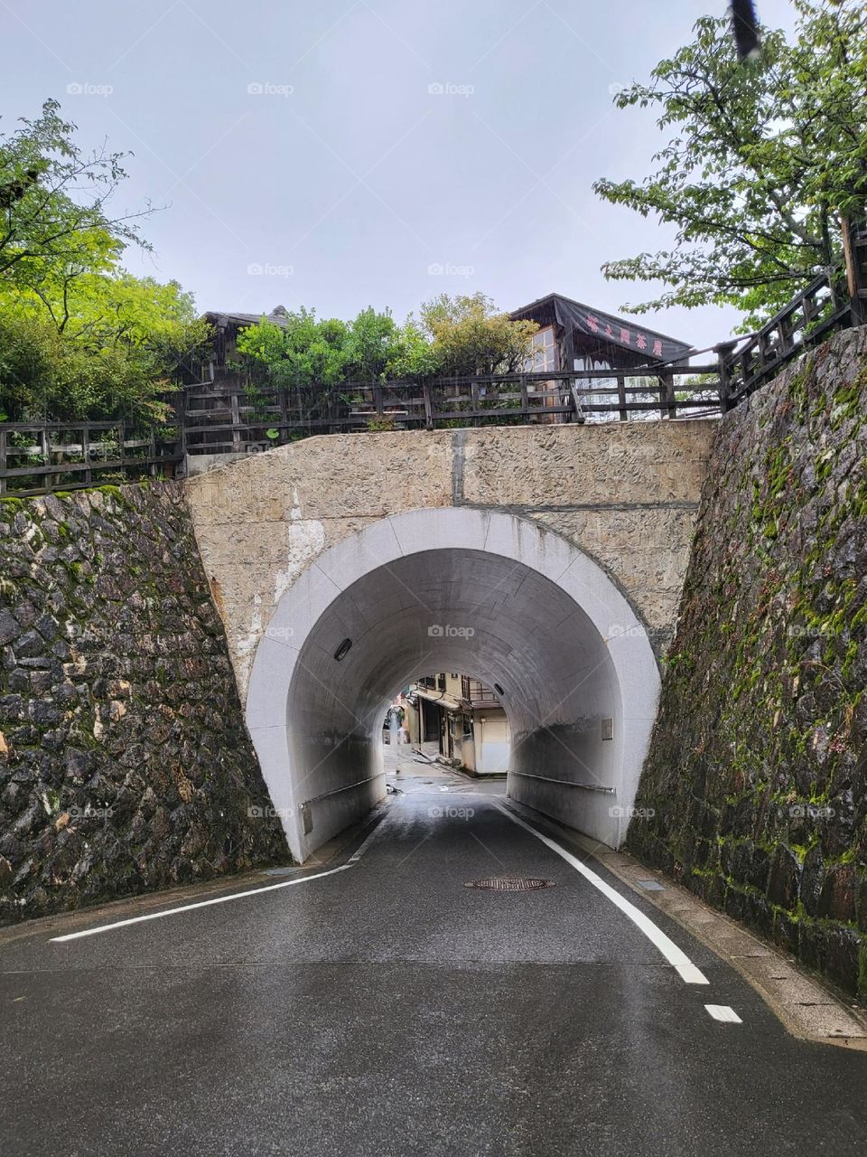 This tunnel is usually busy. Thanks to the slight rain I was able to capture its beauty!