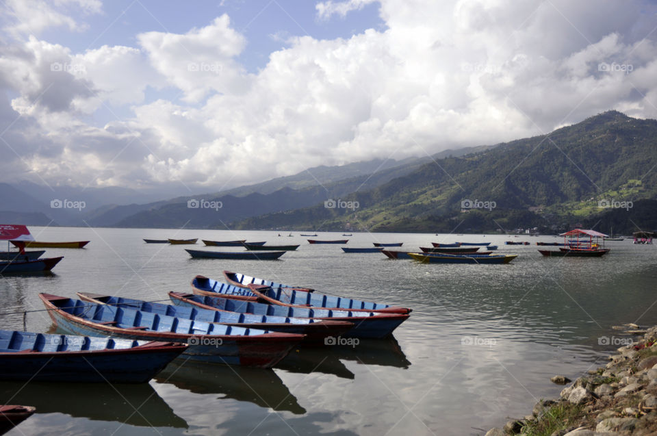 Phewa lake, pokhara nepal
