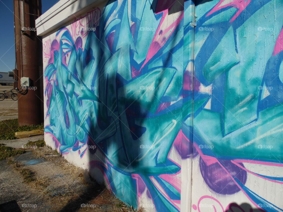 Abandoned by graffiti