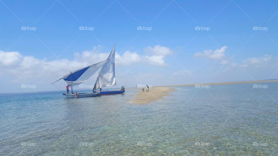 Caribbean Sailboat