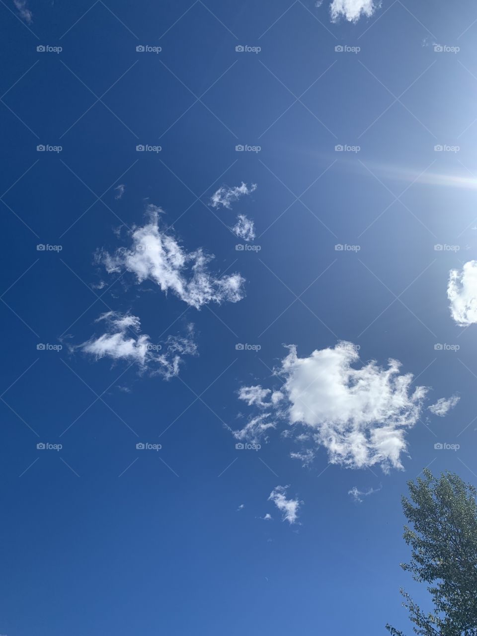 Sky with clouds 