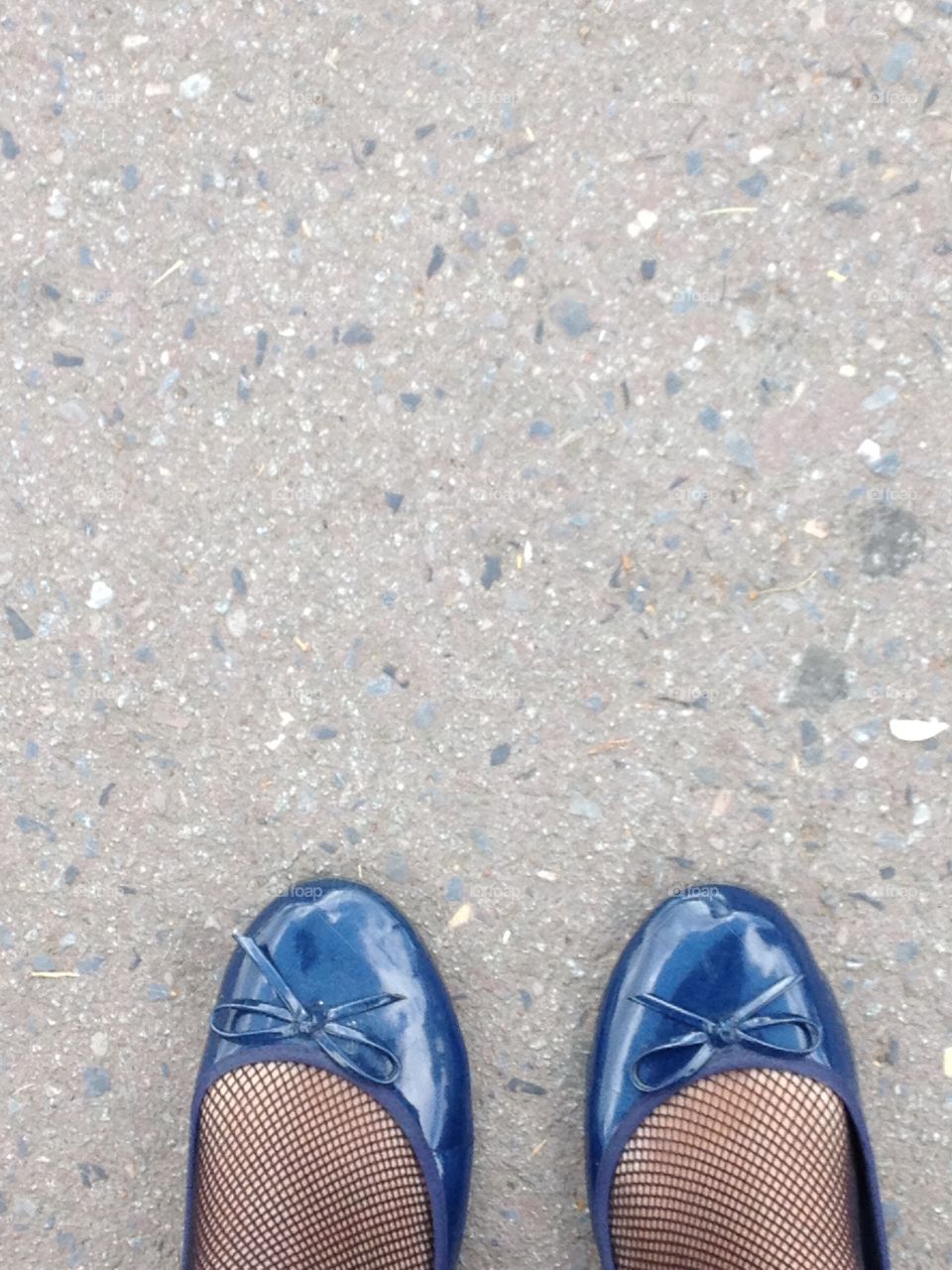 Different legs in the street 