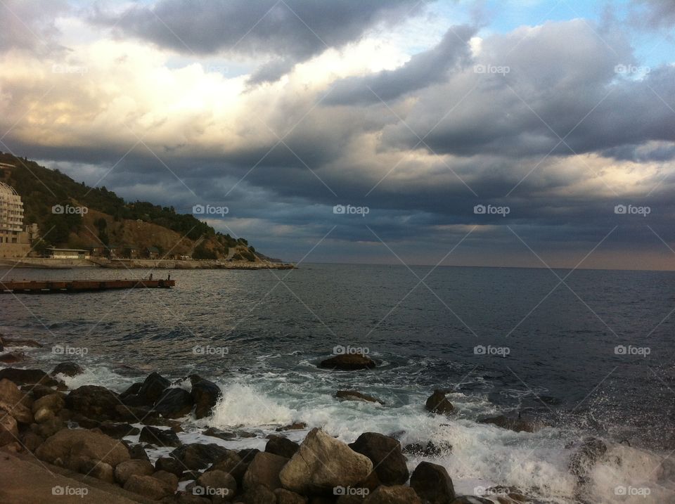 Water, No Person, Sunset, Beach, Seashore