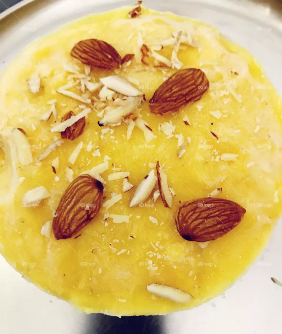 Kesar saffron kulfi icecream 