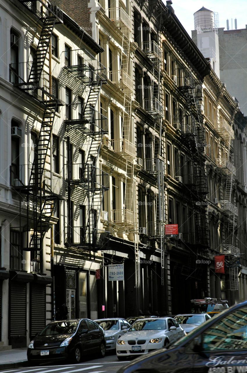 newyork windows facade ladder by shotmaker