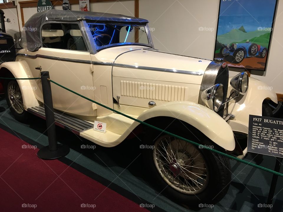 Old 1937 Bugatti