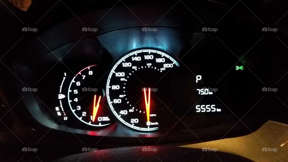 Dashboard Speedometer Odometer