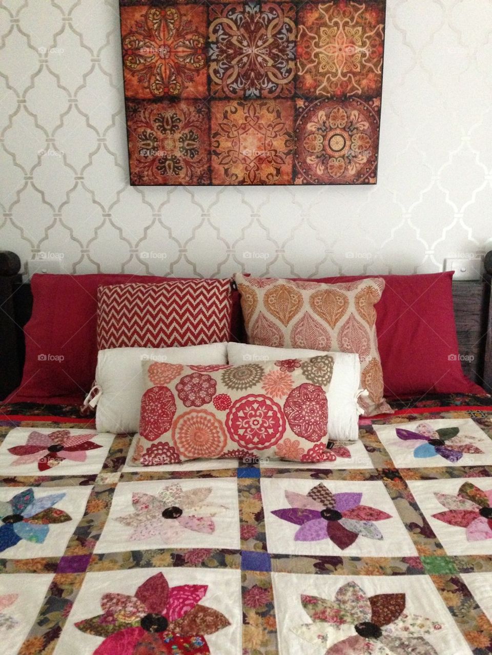 Bedroom cushions 