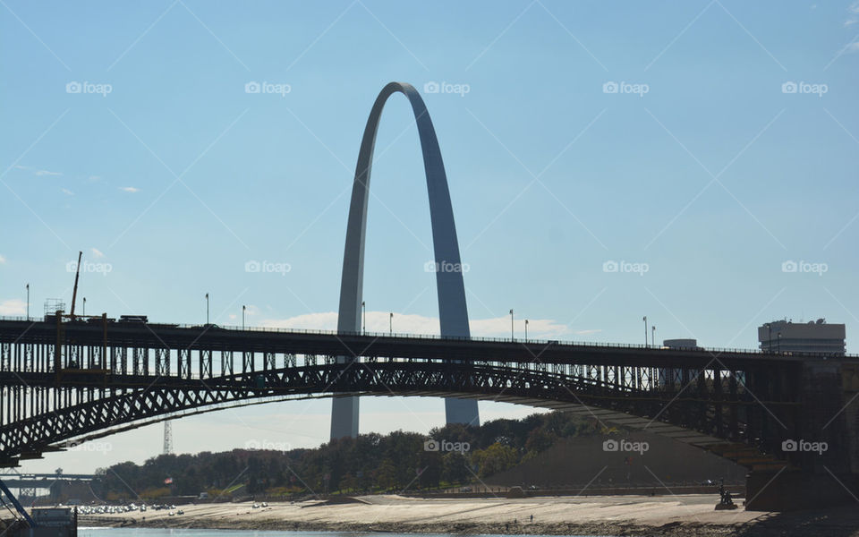 Bridge and arch