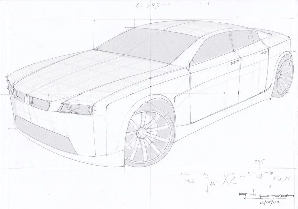 scan of concept car BMW