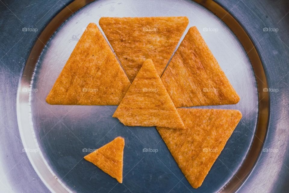 triangle shape chips