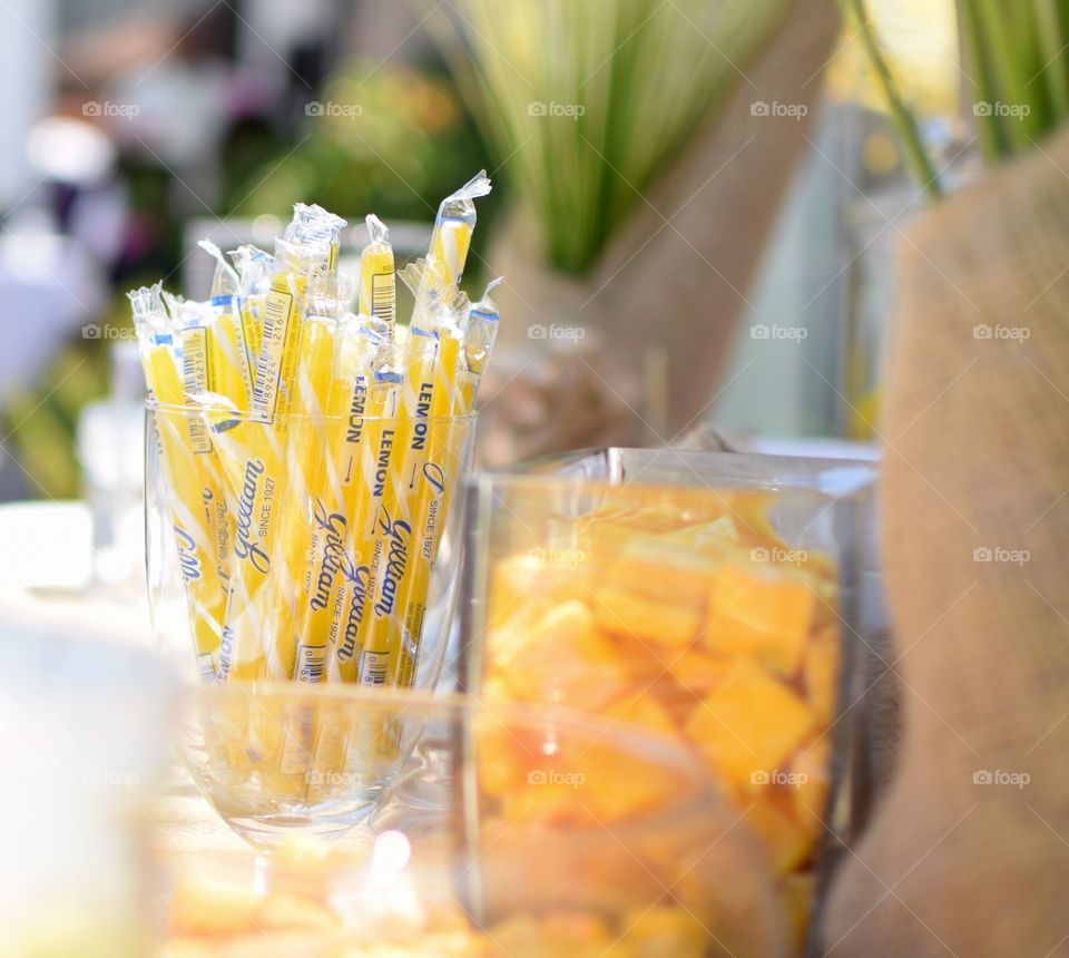 Yellow Lemon Sticks