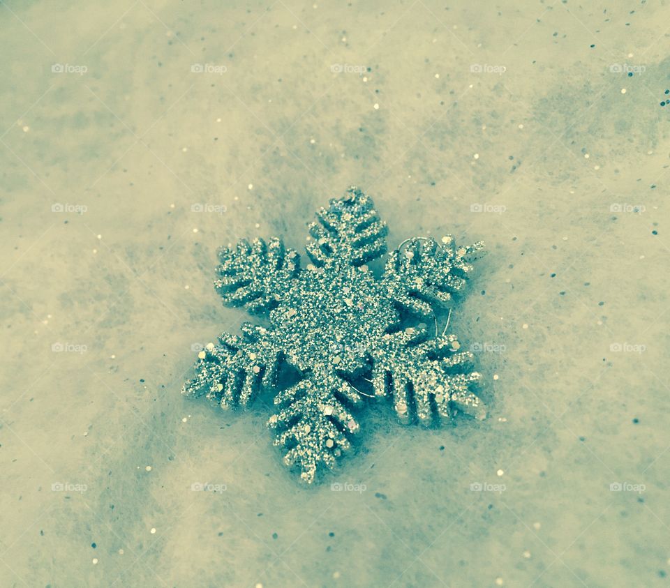 Silver snowflake 