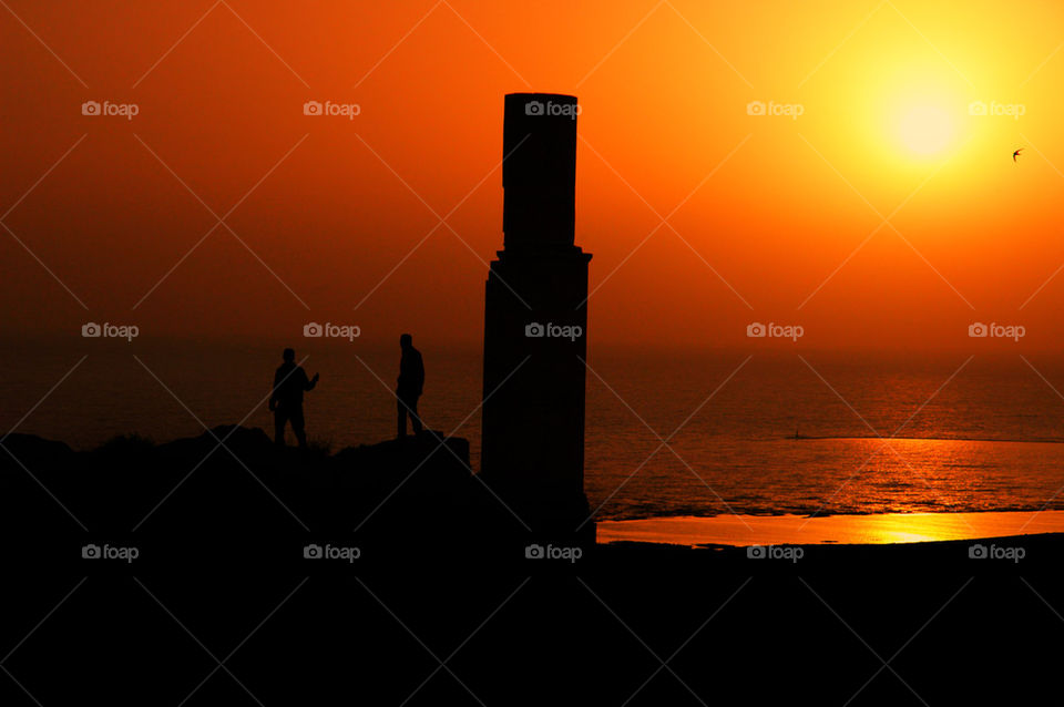 Van Fortress Ruins at sunset