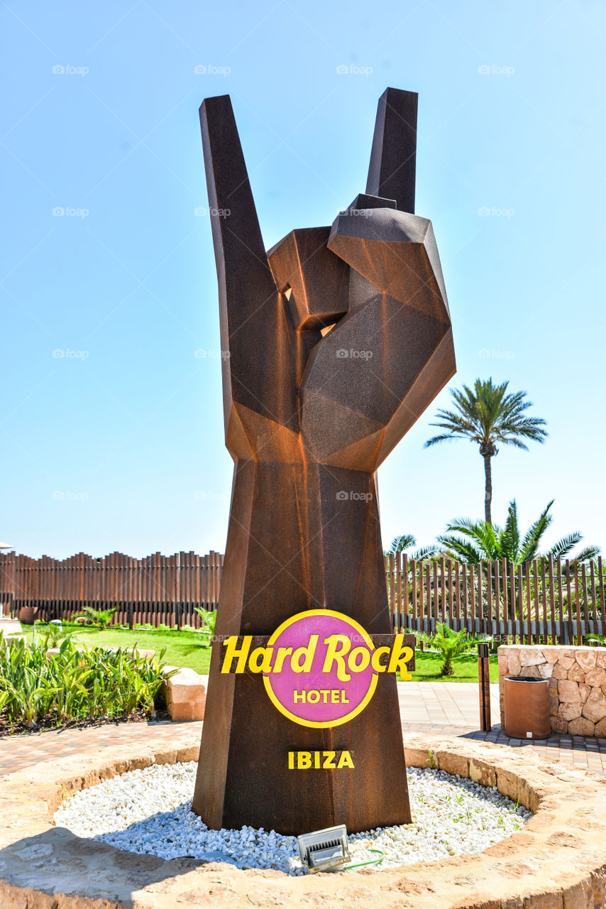 Hard rock hotel sign