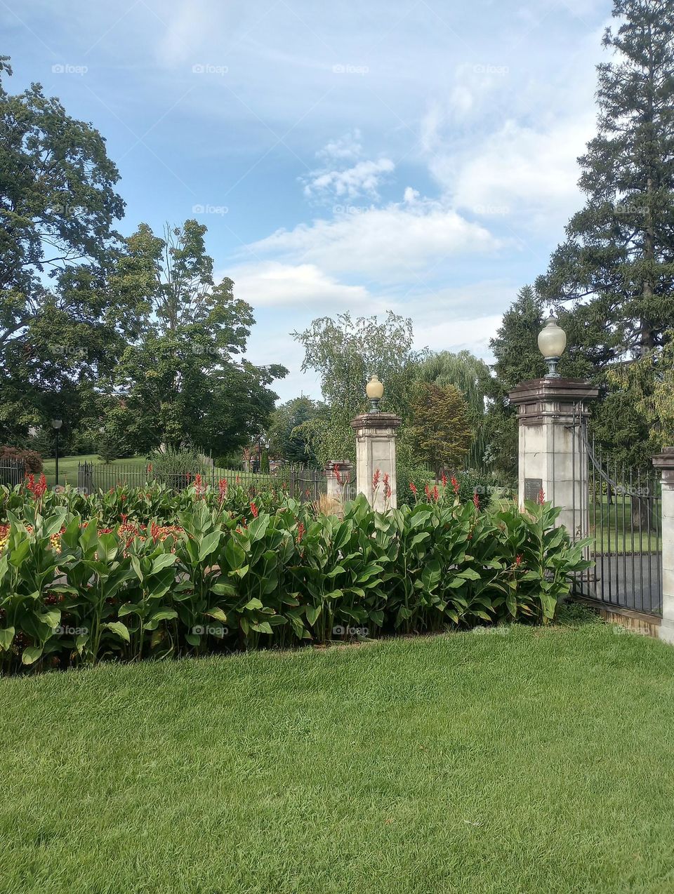 Flower Entrance to the Park