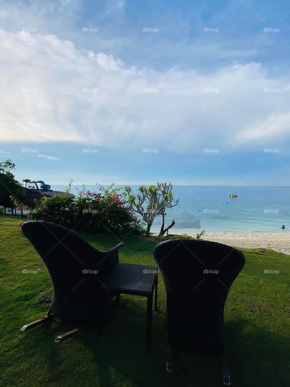 A cup of coffee and perfect morning view is a perfect way to start your day