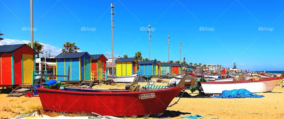 Playa zona de pescadores