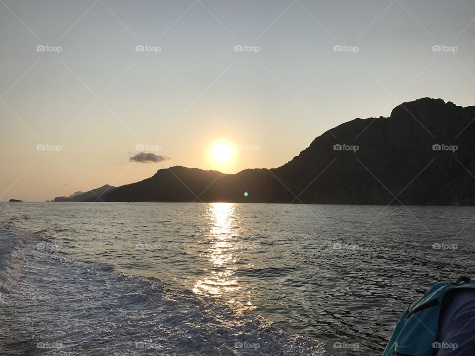 Sunset in Capri 
