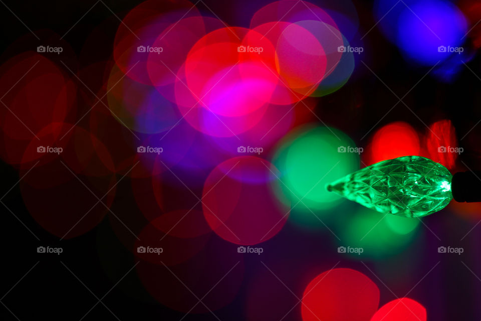 Abstract Christmas Lights