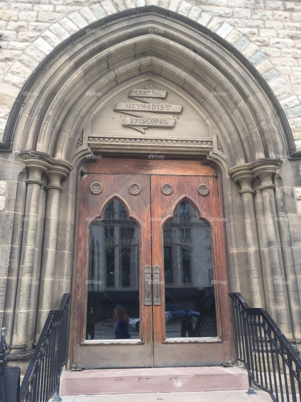 Church doors. Detroit 