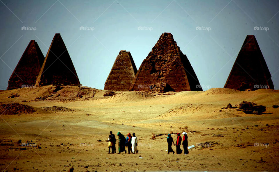 Pyramids of Jebel Barkal in Sudan