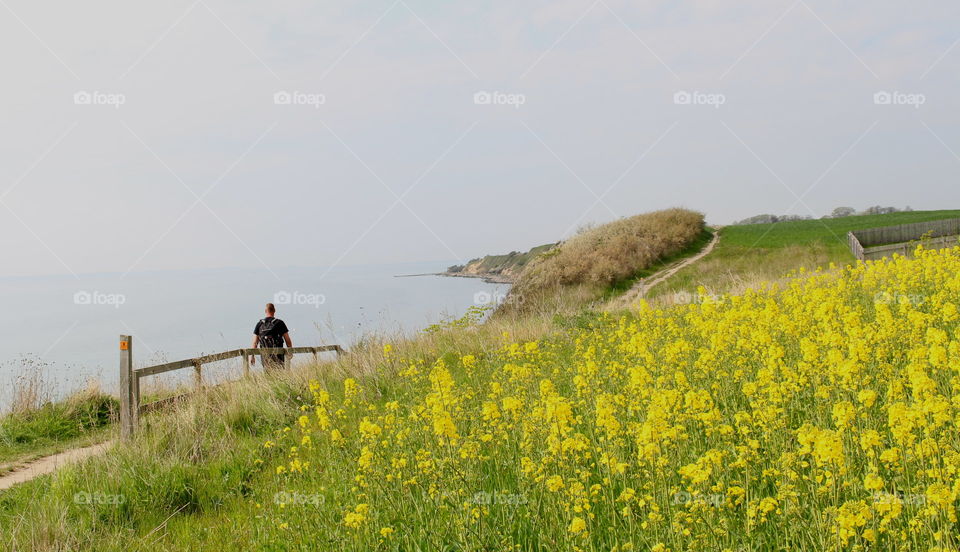 Hiking in Skåne, Sweden.