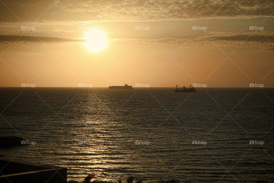 Ilha de Luanda sunset