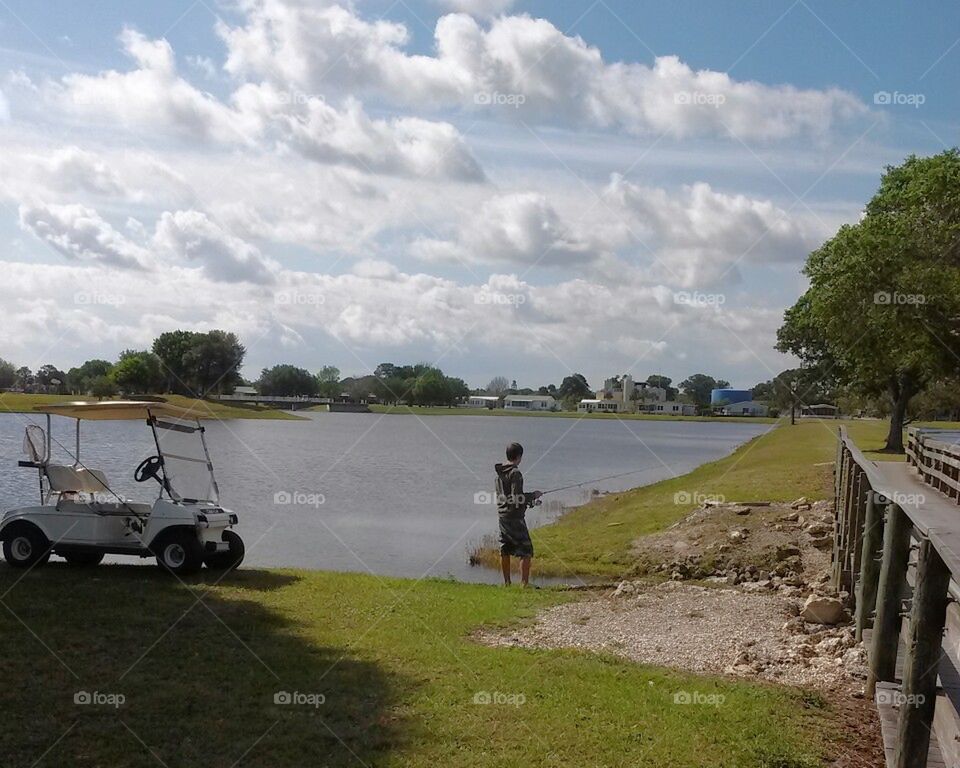 boy fishing 