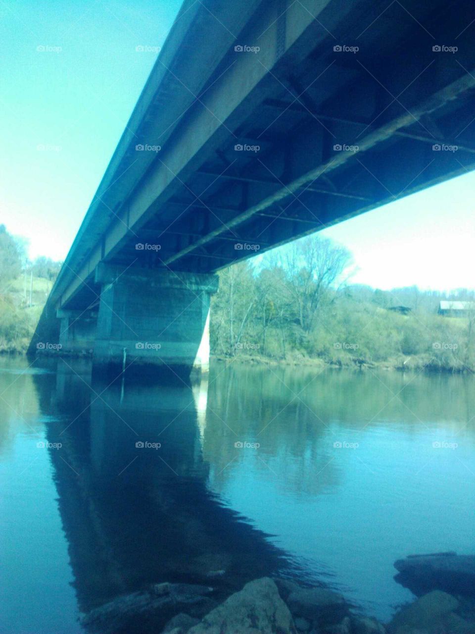 Bridge, Water, No Person, Reflection, Transportation System