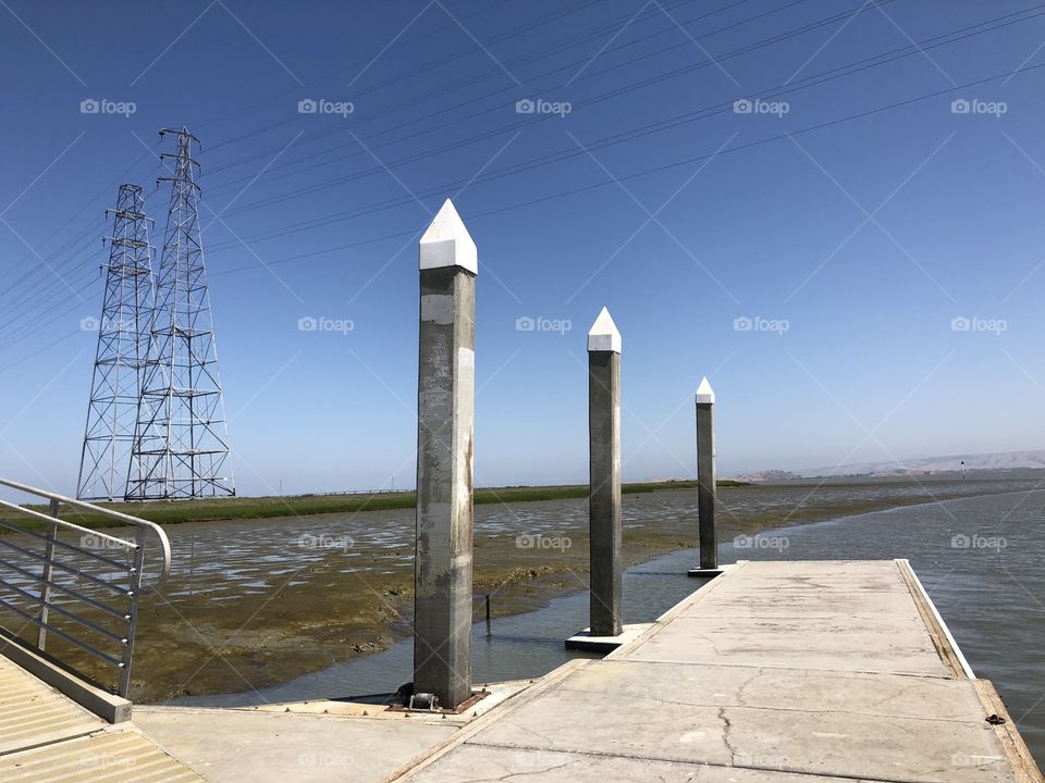 3 post on water