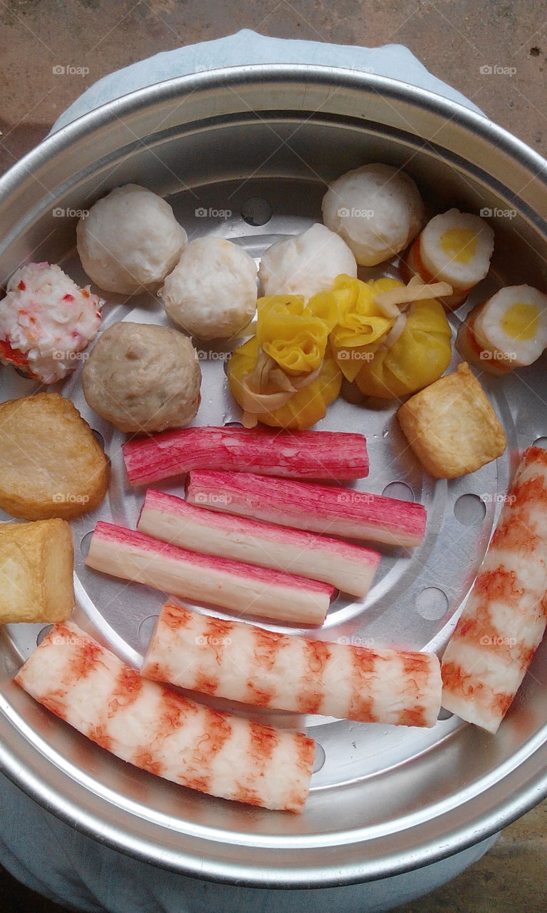 assorted seafood