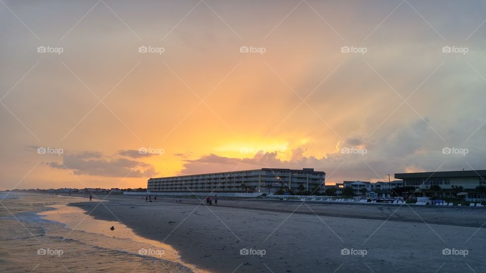 Folly Beach sunset