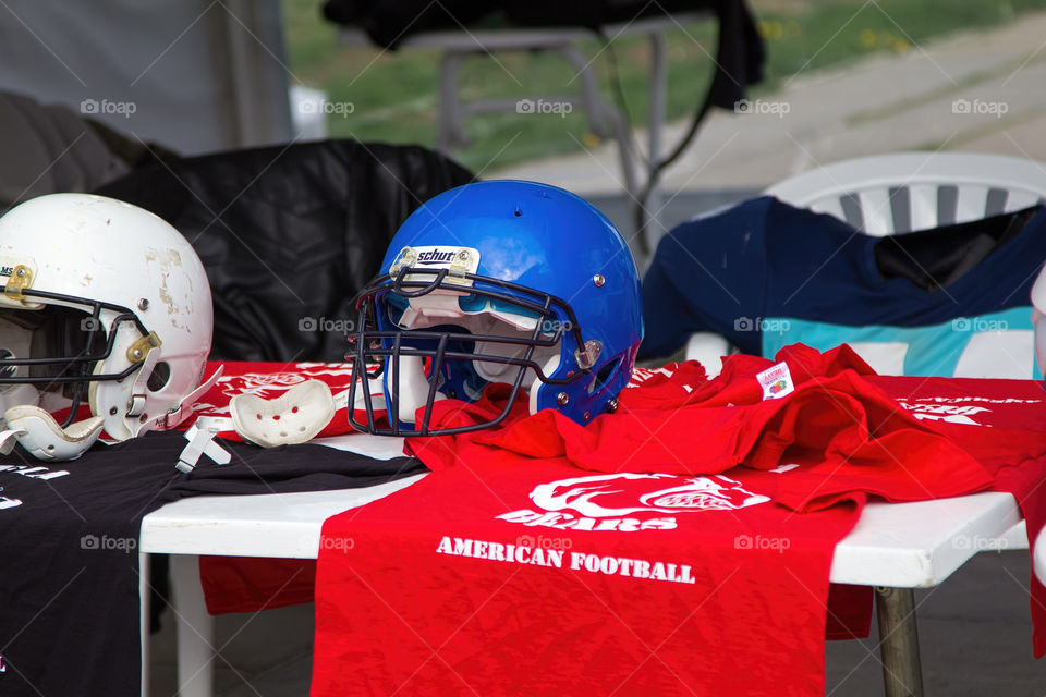 equipment for American football