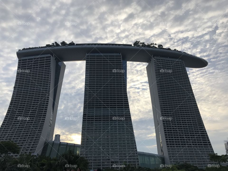 Marina Bay Sands Hotel in Singapure