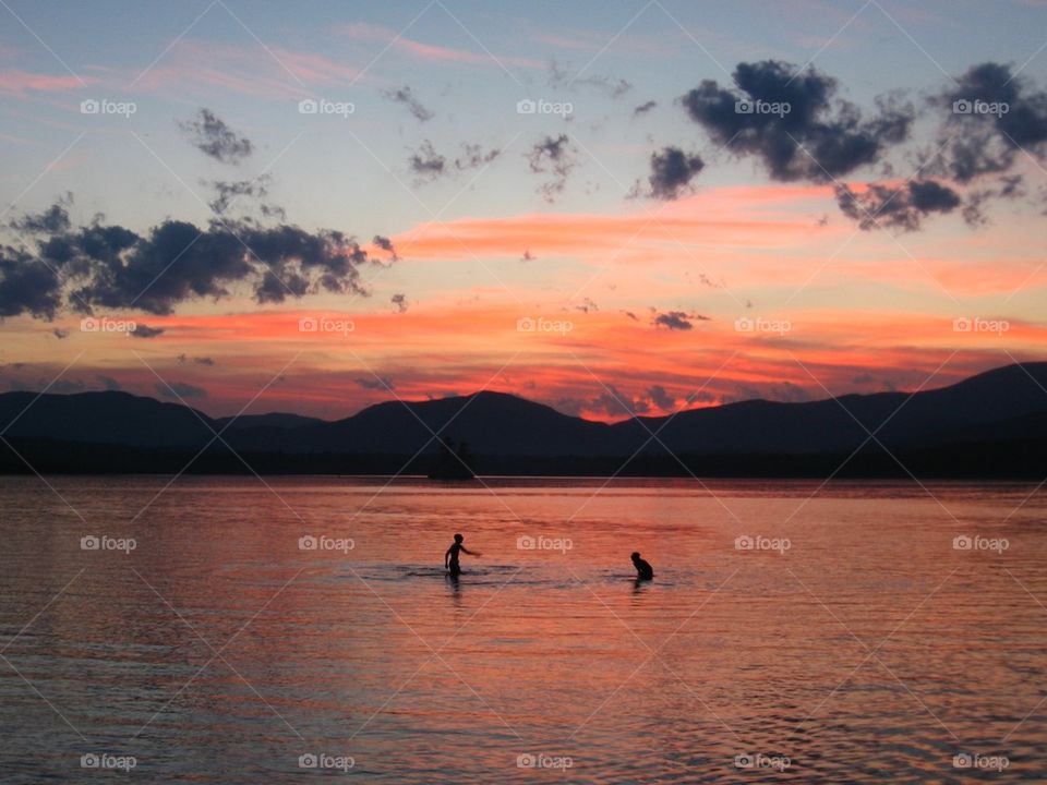 Roxbury Maine Sunset 