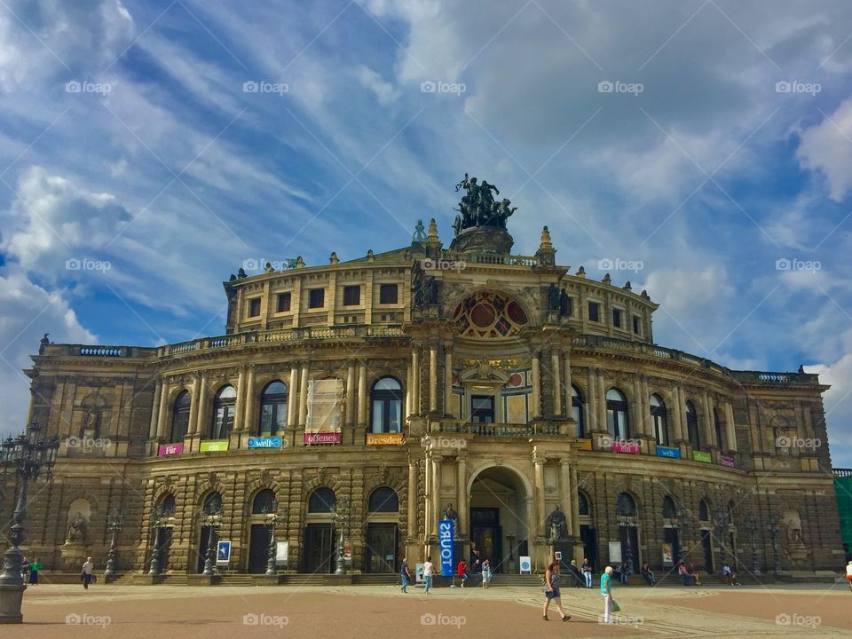 Theatre in Dresden, Germany 