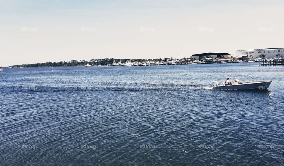 Boating in Florida River