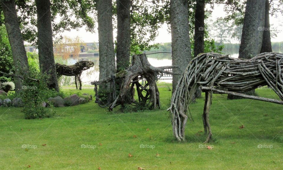nature art in the Lithuania Neringa