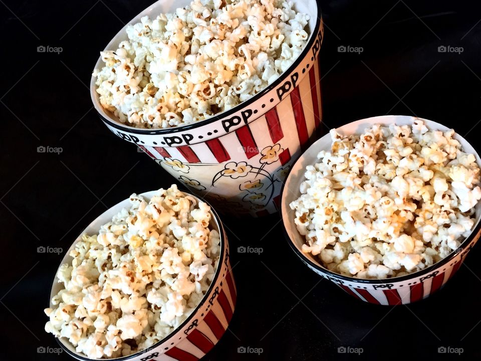 A lot of popcorn when it comes to SIX kids