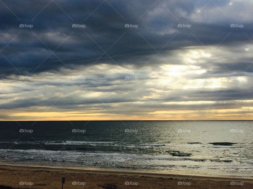 Beach clouds