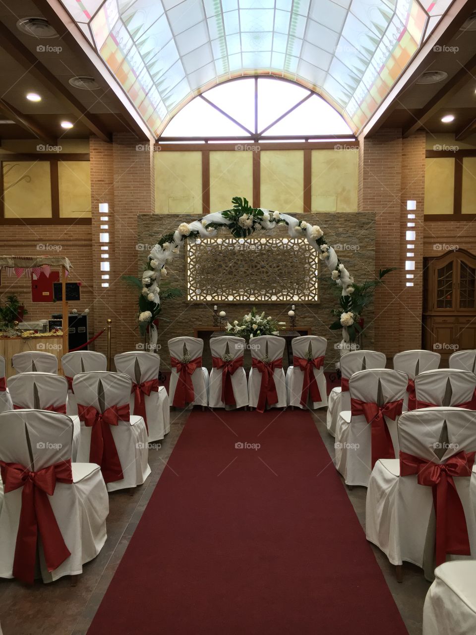 Weeding salon decorated 