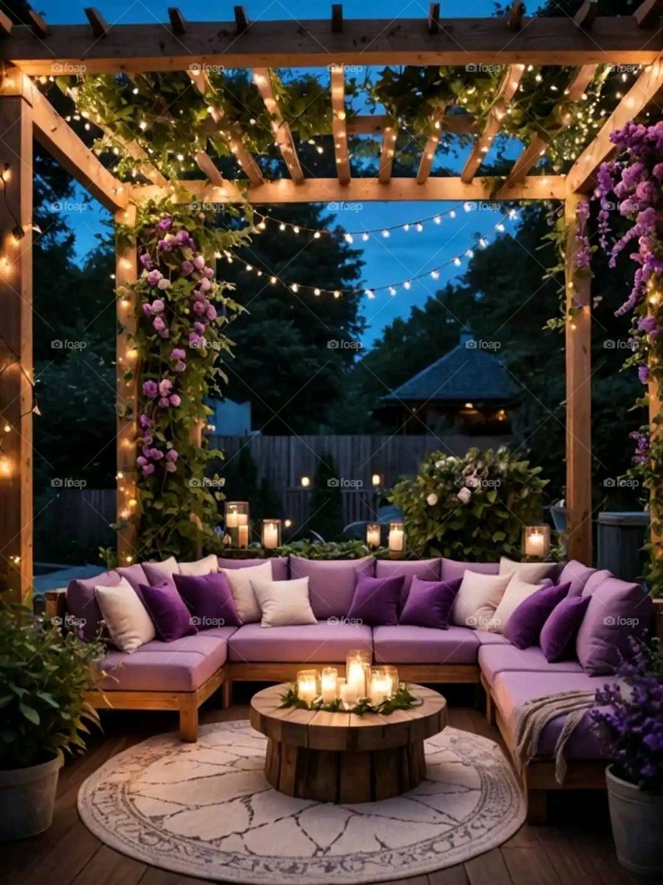 Glory be to God, the magnificent and picturesque view and the natural green trees are a view that is nothing more wonderful than it