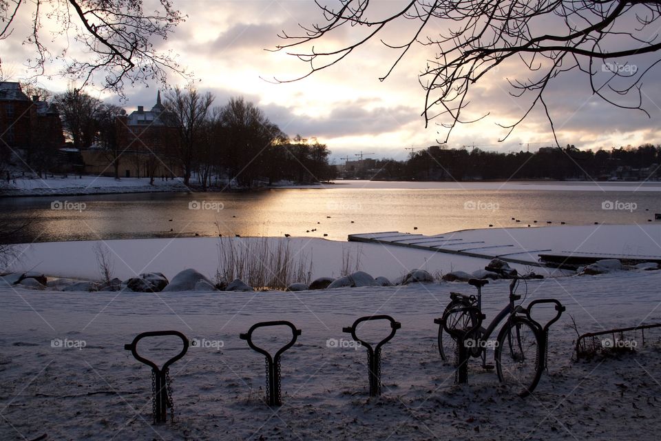 Winter in Stockholm, Sweden 